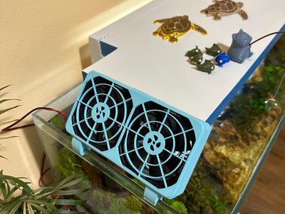 Aquarium cooling fans