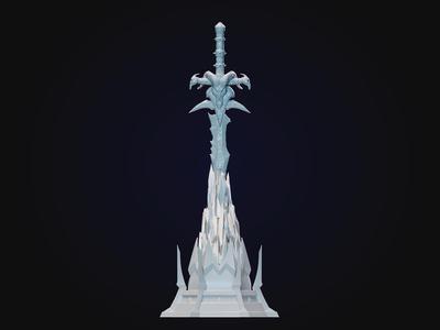 Frostmourne with stand