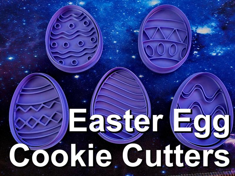 Easter Egg Cookie Cutter Set