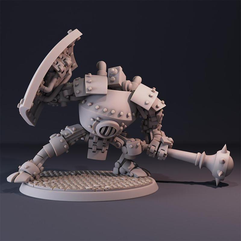 32mm Scale Robot Fighter Construct for Tabletop Games