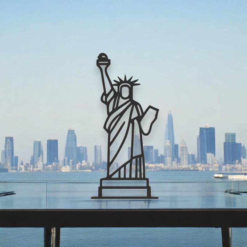 Statue Of Liberty Line Art - Desktop Line Art