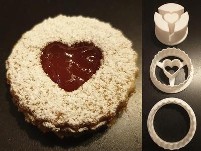 Cookie Cutter – Heart Spitzbuben Design