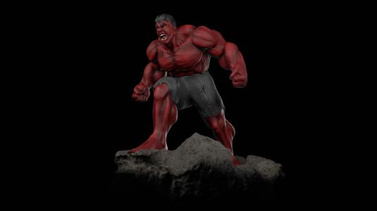Red Hulk Figure 