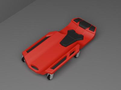 Mini Mechanic's Creeper for diorama, scale 1:18
