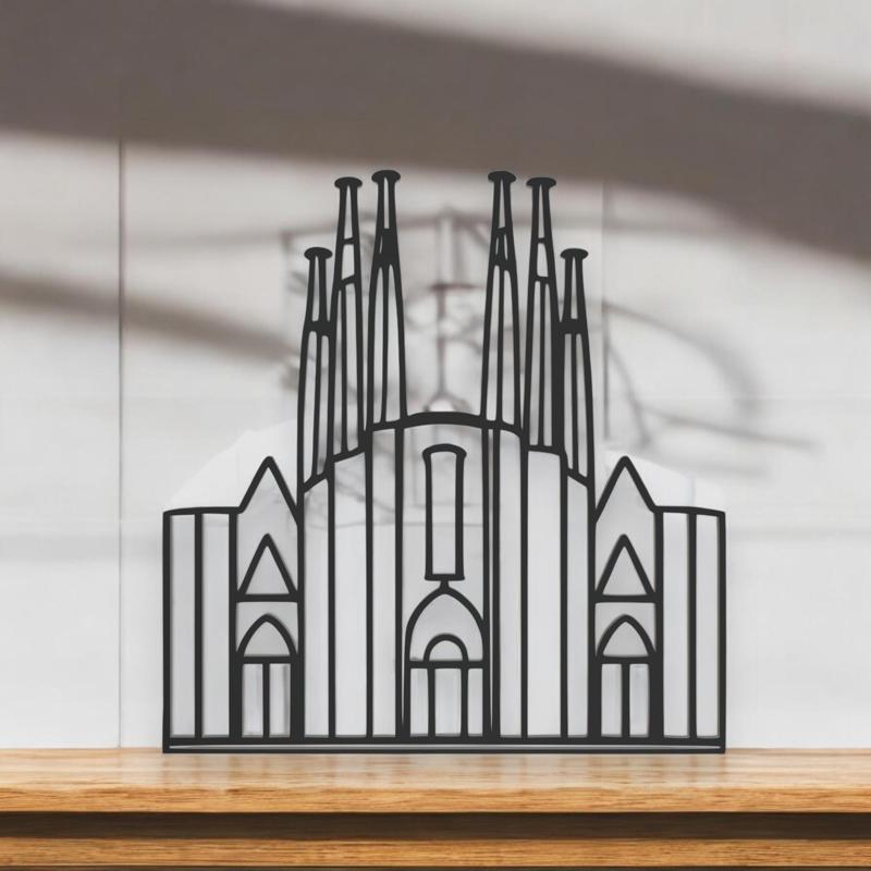 Sagrada Familia Line Art - Desktop Line Art