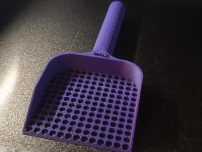 Ergonomic Cat Litter Scoop with Enhanced Grip