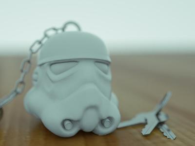 Mini Stormtrooper Keychain