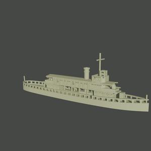 1:285/6mm British Nile Gunboat  Melik  (1896) 285-GB-1