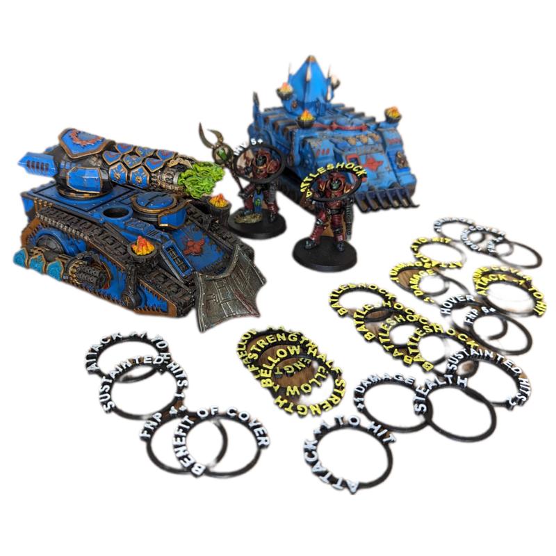 10th edition battle markers and condition tokens