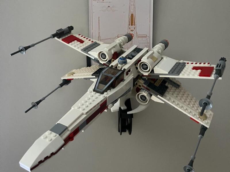 X-Wing 9493 Brick Model Wall Mount