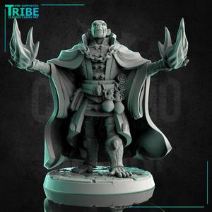 (0238) Male monkey folk ape man wizard magician evocator with spells