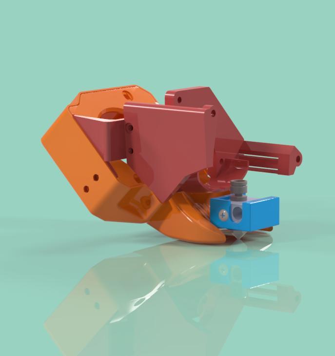 Micro Swiss NG Fan Shroud compatible with Prusa MK4s FanDuct and 5015 BlowerFan