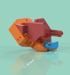 Micro Swiss NG Fan Shroud compatible with Prusa MK4s FanDuct and 5015 BlowerFan