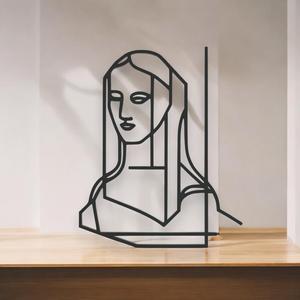 Mona Lisa Line Art - Desktop Line Art