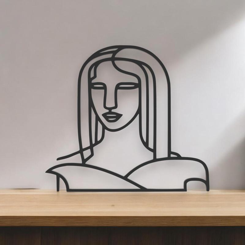 Mona Lisa Line Art - Desktop Line Art