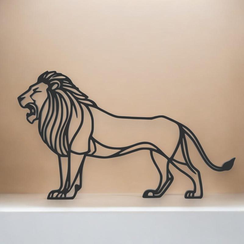 Lion Line Art - Desktop Line Art