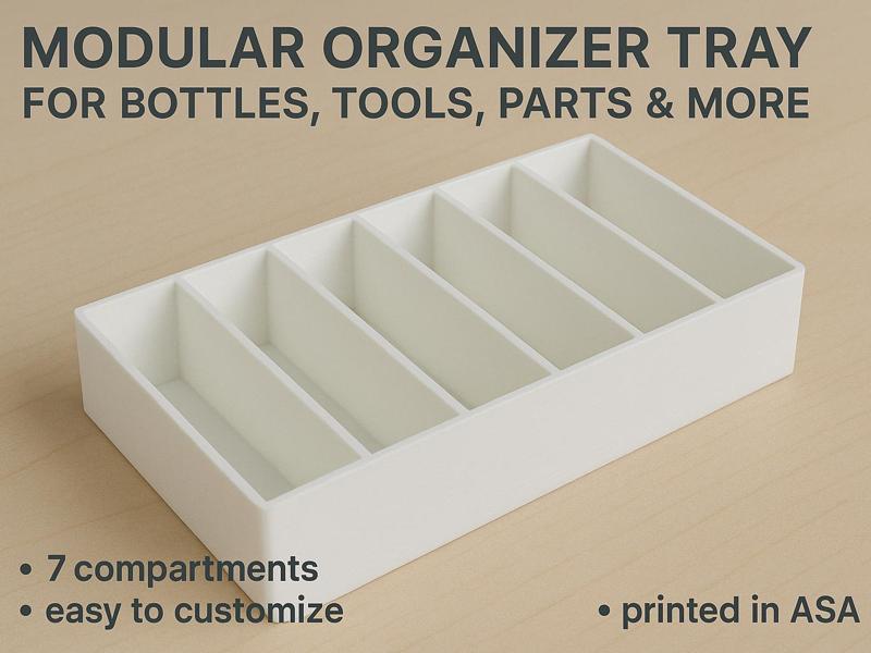 Modular Organizer Tray – For Bottles, Tools & More
