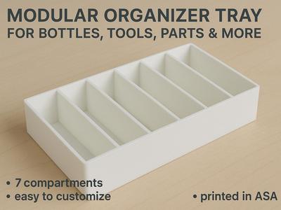 Modular Organizer Tray – For Bottles, Tools & More