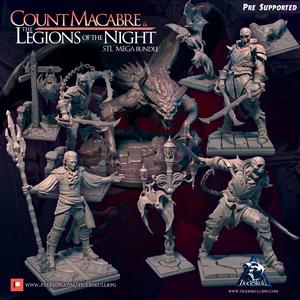 Count Macabre and The Legions of the Night STL Mega Bundle