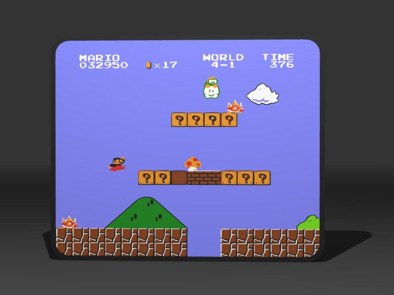 MOUSEPAD SUPER MARIO SCREEN INSPIRED 