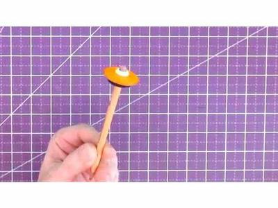Through-hole simple UFO pencil topper