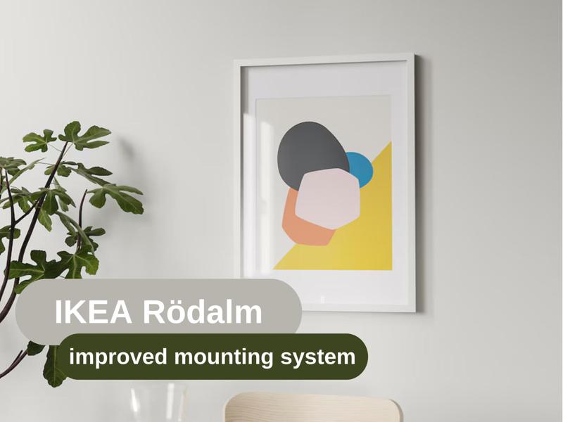 improved picture frame mount
