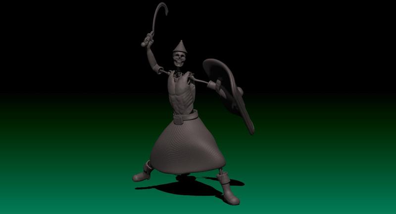 Ancient Skeleton Swordsman
