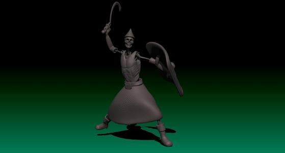 Ancient Skeleton Swordsman