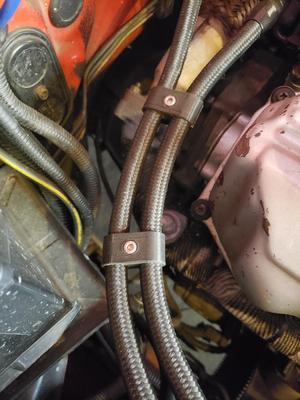 -6 an hose spacer