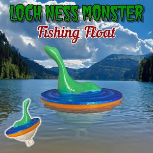 Loch Ness Monster Fishing Float - Easy Multicolor