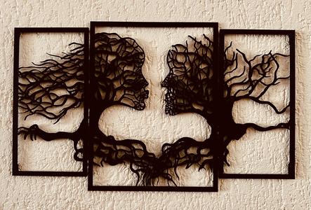 Kissing Nature Wall Art