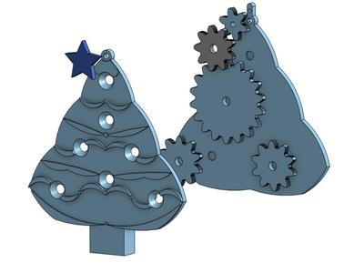 Christmas Tree mechanical light garland