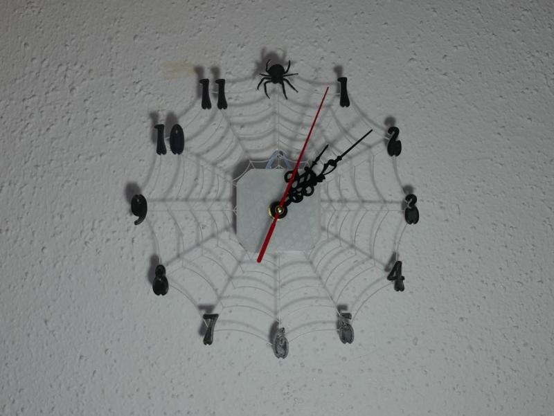 Spiderweb Clock - Halloween Special