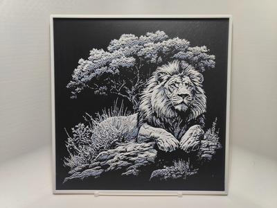 Lion - Hueforge