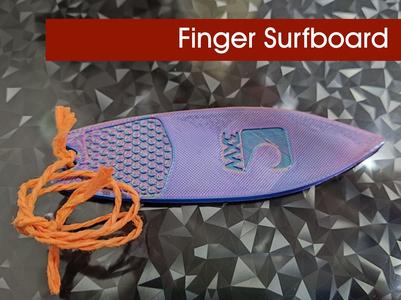 Finger Surfboard