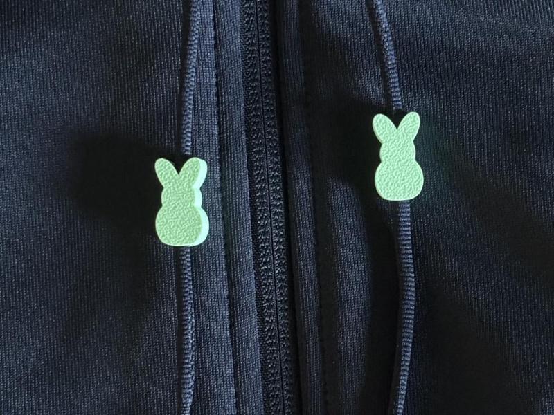 Easter Bunny Hoodie Drawstring Beads