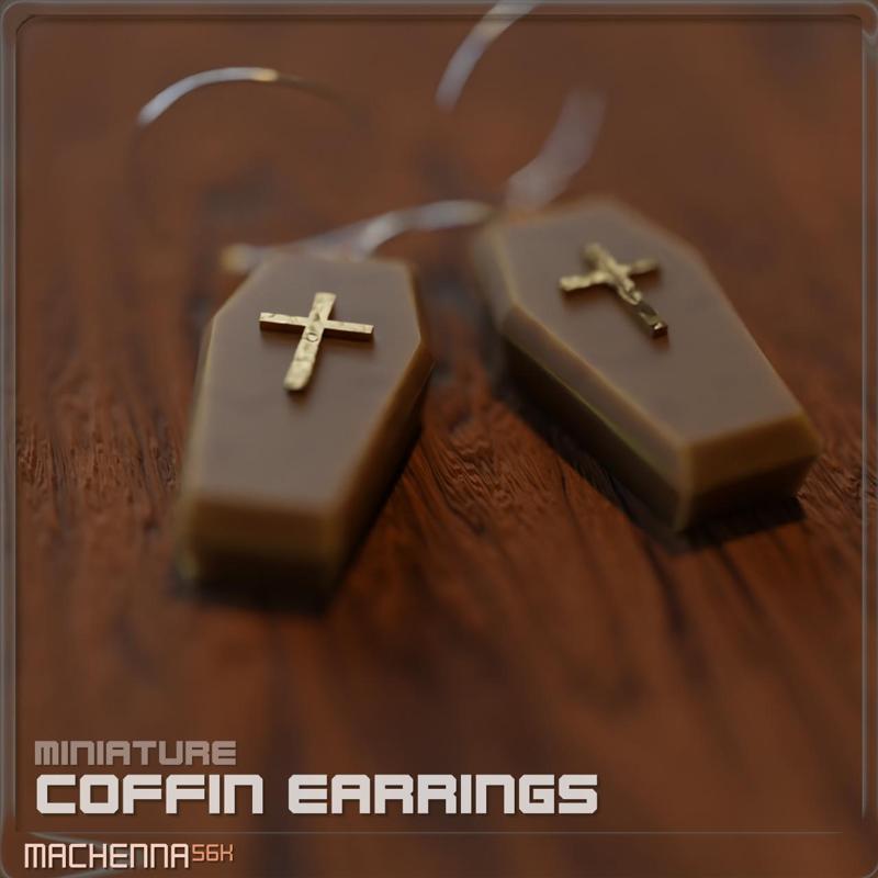Lil' Coffin Earrings
