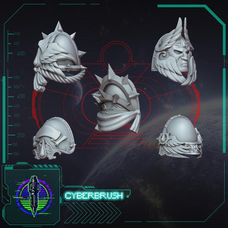 Crimson Angels Shoulder pad Set 2