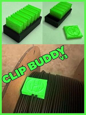 Clip Buddy - Filament Spool Clips and Organizer 