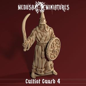 Cult of the Cobra - Cultist Guard with Scimitar and Shield