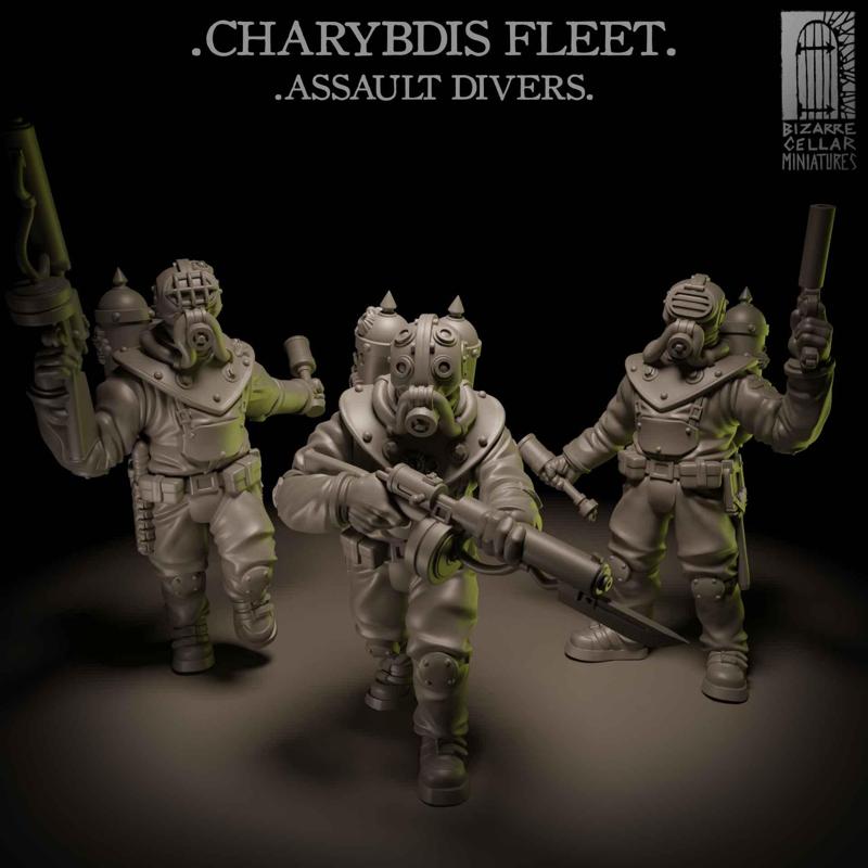 CHARYBDIS ASSAULT DIVERS (Pre-Supported/multiparts)