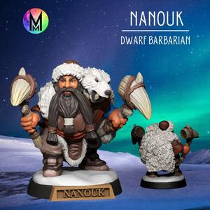 Dwarf Fighter / Ranger - Nanouk the Dwarf Fighter / Ranger