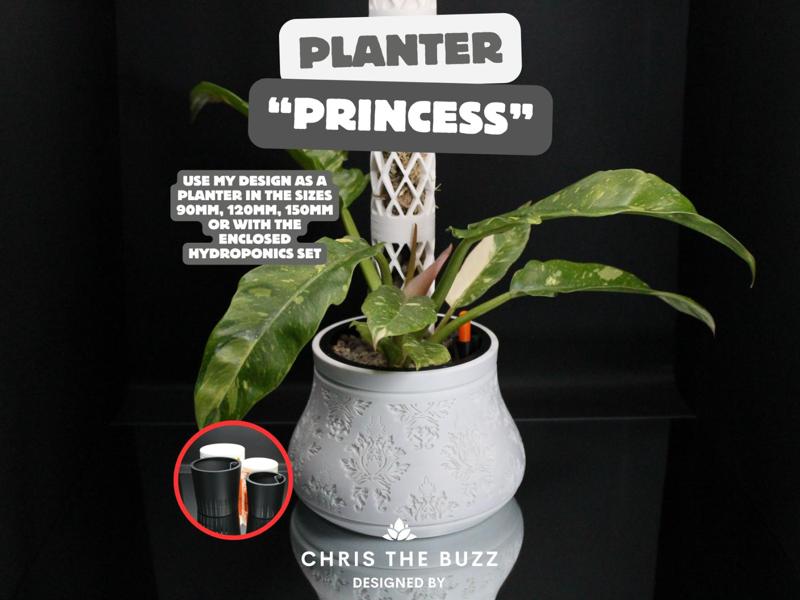 Princess Planter – Baroque Charm meets Hydroponics