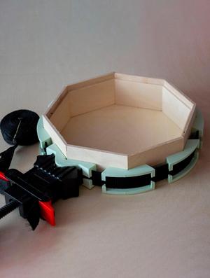 Strap Clamp Octagon & Hexagon Corner Braces