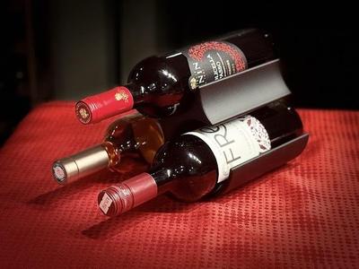 Elegant Wine Bottle Display Stand
