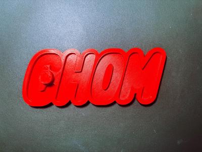 "chom" incense holder
