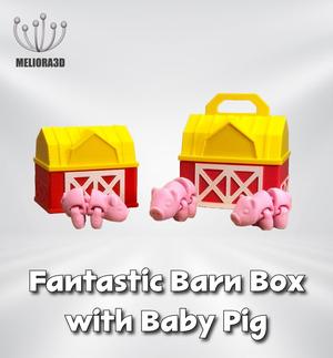 Fantastic Barn Box and Baby Pig 