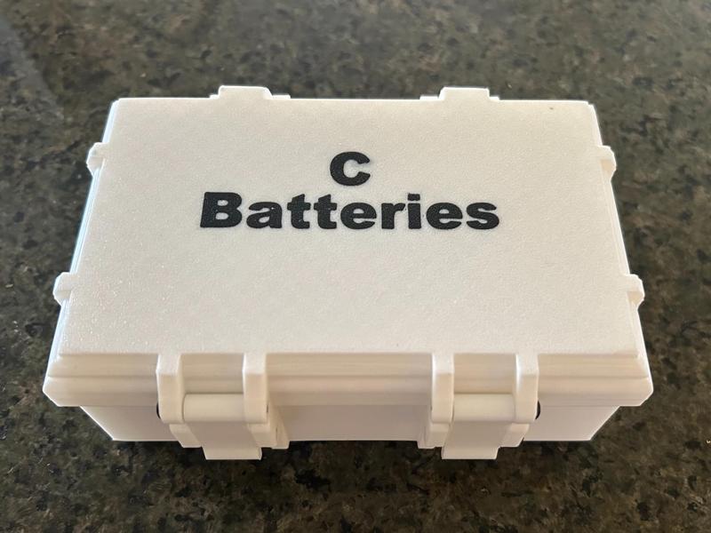 Battery Type C Storage Box