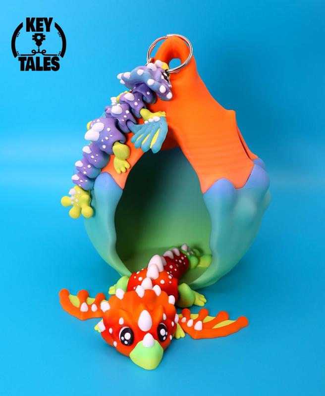 The Dragon - Beatrice the Dragon (keychain, standard, mini, flexi)