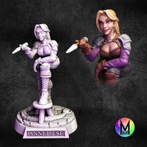 Female Rogue - Princess Anneleise the Rogue ( Rapunzel themed Thief / Rogue )